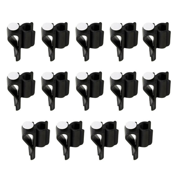 14Pcs Golf Club Bag Clips on Putter Clamp Holder Organizer Value Durable Black Putting Clip Golf Accessories for Men Women Golfer