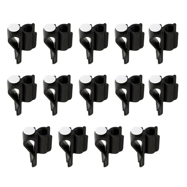 14 Uds bolsa para golf Cola Clip Soporte de la abrazadera del Putter negro