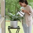 thumbnail image 4 of MOQIN Watering Can Indoor Plants, Small Metal Water Pot Long Spout, Silver, 30 oz, Modern Small Water Cans Long Spout for Outdoor Watering Plants, 4 of 9