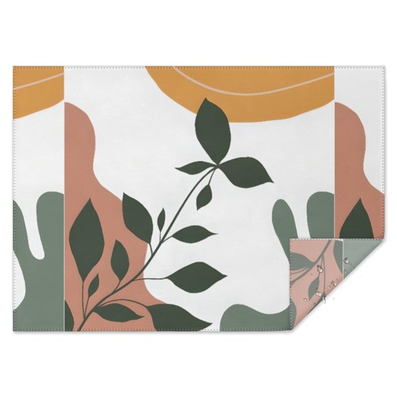 Boho Bohemian Art Rectangle Tablecloth 60"x84",Waterproof Polyester Rectangle Table Cloth, Wipeable Spillproof Polyester Tablecloth for Dining, Camping, Indoor and Outdoor