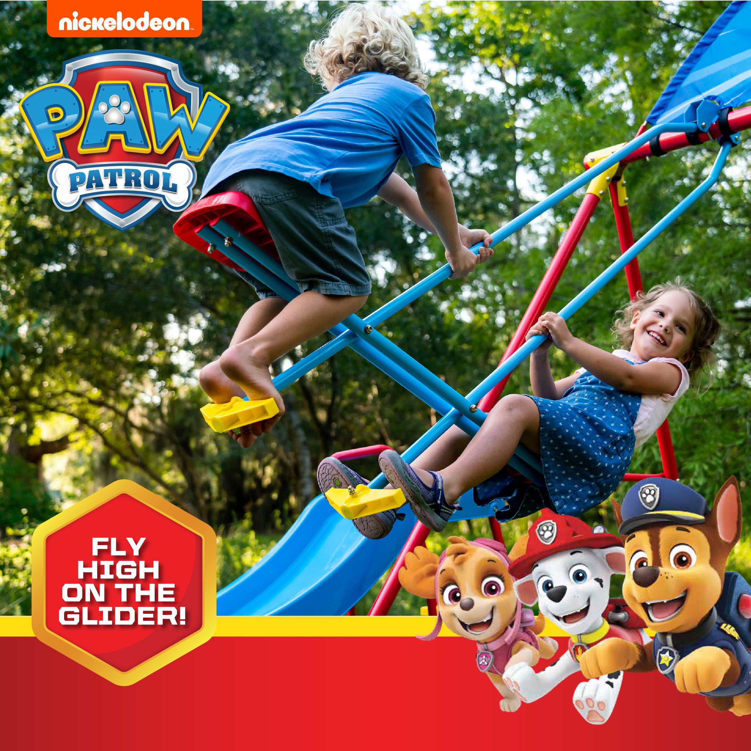 Paw patrol swing set hotsell