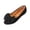 Black, variant on Women's Classy Peep Toe Ballet Flats with Bow 2026 Summer Comfortable Slip-on Shoes for Party Dating Working Walking Shoes Navy