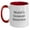 White/Red, variant on Funny World's Greatest Detective Gifts for Detective from Family - Two Tone Coffee Mug