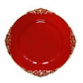 thumbnail image 4 of BalsaCircle 24 Red 13" Acrylic Round Charger Plates Embossed, 4 of 8