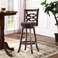 thumbnail image 2 of Boraam Tabouret de Bar Pivotant Hauteur Bar Finition Cappuccino, 2 of 8