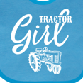 thumbnail image 4 of Inktastic Tractor Girl Girls Baby Bib, 4 of 4