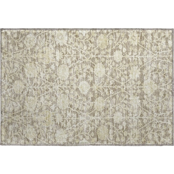 Dalyn Rugs Premium Machine Washable Mayfield AMF1086 Mocha 1'8" x 2'6" Rug