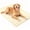 Beige, variant on Pawfroste Dog Cooling Mat, Washable Pet Cooling Pad for Dogs, Foldable Summer Dog Mat for Crate, Bed, Car, Patio & Indoor Floor