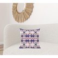 thumbnail image 2 of HomeRoots 481457 18 x 18 in. Broadcloth Paisley Zippered Pillow, Red White & Blue, 2 of 3