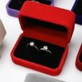 thumbnail image 5 of Velvet Box Earrings Jewelry Box Earrings Gift Box Jewelry Display Gray Dark Blue, Box), 5 of 8