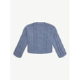 thumbnail image 4 of Justice Girls Cable Knit Sweater, Sizes XS - XLP, 4 of 6