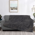 thumbnail image 5 of Horizontal Flannel Blanket Is Light Warm Soft Anti-Pilling Anti-Wrinkle Anti-Allergy And No Hair Loss For Bed And Sofa Camping Travel Snake Skin Print Style Darkgray_2, 5 of 8
