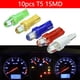 thumbnail image 2 of 10/1 pzs foco Led T5 W3W W1.2W CristalBlue Led Canbus luces interiores del coche tablero huangjie unisex, 2 of 2
