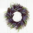 thumbnail image 2 of Northlight Lavender Spiral Artificial Vine Wreath, 22-Inch, Unlit, 2 of 5