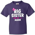 thumbnail image 3 of Inktastic Big Sister Again with Bow and Arrow Youth T-Shirt, 3 of 5