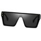 thumbnail image 2 of de sol cuadradas tamaño para mujer de estilo retro Tonos grandes Negro Sunnimix Gafas de sol cuadradas de gran tamaño, 2 of 8
