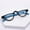 Blue, variant on Womens Half Moon Spring Hinge Reading Glasses 2.5 Men Fashion Red Classic Readers +2.5