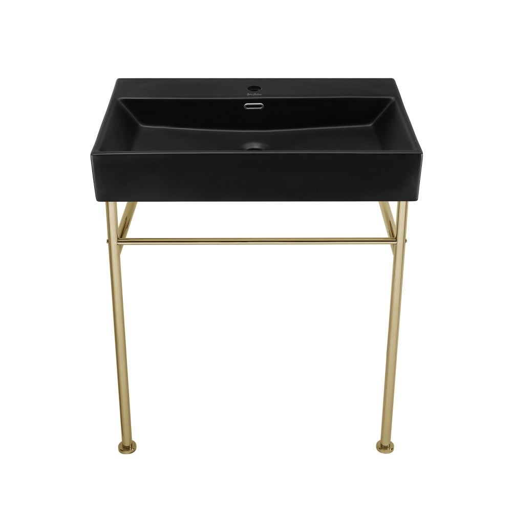 Swiss Madison SM-CS752 Claire 35-7/16" High Console Sink Set - Gold