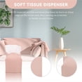 thumbnail image 4 of yingyy Box ple Style Waterproof PU Tissues Cover Home Decor Roll Paper Case Container Restaurant Bedroom Kitchen Car Pink 1Set, 4 of 6