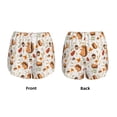 thumbnail image 2 of JUNZAN Squirrel Print Women's Athletic Gym Running Shorts with Phone Pockets - Workout Shorts-XX-Large, 2 of 5