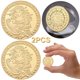 thumbnail image 5 of Regalo Coleccionable Monedas Conmemorativas Chapadas en Oro 12 Constelaciones (Virgo), 5 of 8