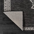 thumbnail image 5 of Outdoor Rug 6x9 Medallion Darkgray Modern Area Rugs For Indoor And Patios Kitchen Hallway Mats Washable Porch Deck Outside Carpet (medallion 6 X 9), 5 of 9
