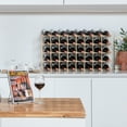 thumbnail image 3 of Costway 36 Bottle Wooden Wine Rack 5 Tier Stackable Storage Shelves Display Kitchen, 3 of 10