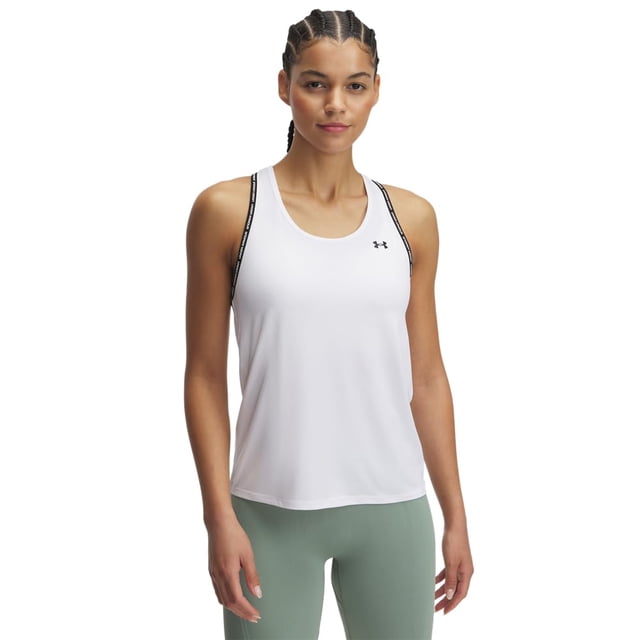 Camiseta sin mangas Under Armour para mujer Tech Knockout blanco/negro