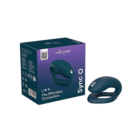 We-Vibe Sync O App-Controlled Rechargeable Personal Massager for Couples, Waterproof Design, Green