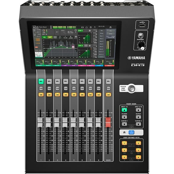 Yamaha DM3-D Ultra-Compact 22-Channel Digital Mixer with Dante