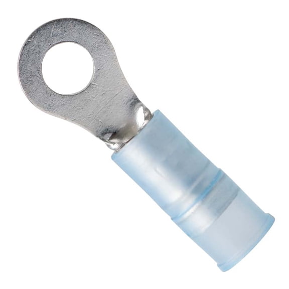 Ancor 230212 Nylon Insulated Ring Terminal 16-14 Gauge Wire Blue 6 Pack
