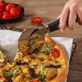 thumbnail image 2 of Pizza Cutter Wheel Cake Bread Pies Pizza Knife Super Sharp Pizza Slicer Stainless Steel Dough Divider Slicer Pizza Server(Pizza Server), 2 of 7