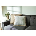 thumbnail image 3 of Better Homes & Gardens Decorative Throw Pillow, Reversible Stripe, Tan, 20" x 20", 3 of 5