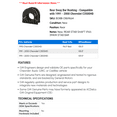 thumbnail image 2 of Rear Sway Bar Bushing - Compatible with 1991 - 2000 Chevrolet C3500HD - AC Delco, 2 of 2