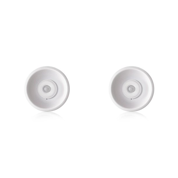 Bearachild Luz de noche LED Lámpara de dormitorio montada en la pared sin perforación recargable junto a la cama Amarillo inducción 2Conjunto