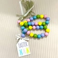 thumbnail image 4 of Easter Wood Beads String Colorful 2mm Large Wood Beads Colorful Wood Beads Tassel Rope With Easter Wood Chips String Beads Glass Crystal Beads Chain Garland, 4 of 4