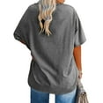 thumbnail image 2 of Women's Plus Size T Shirts Oversized Tees Summer Half Sleeve Crew Neck Tunic Tops, 2 of 4