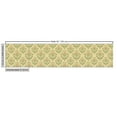 thumbnail image 3 of Ambesonne Autumn Damask Fabric by the Yard Upholstery, Retro Floral Elements, 10 Yards, Beige Green and Dried Rose, 3 of 5
