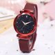 thumbnail image 3 of Reloj de moda con diseño de cielo estrellado y correa magnética para adolescentes de estilo informal de aleación de cuarzo rojo, 3 of 5