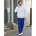 thumbnail image 6 of Pinspark Men's Baggy Cargo Sweatpants Open Bottom Straight Leg Loose Fit Drawstring Waist Deep Pockets, 6 of 6