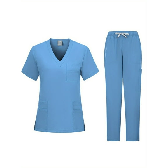 Surgical Uniform Men's Scrub Suit Medical Nurse Beauty Salon Work Clothes Clinical Short-sleeved Hand Washing Clothes Wholesale