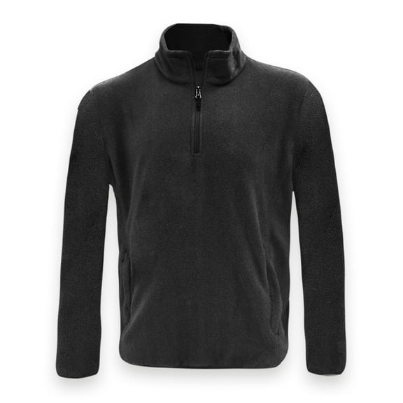Men's Polar Fleece 1/4 Quarter Zip Sweatshirt - UPF 30 Protection, Pack of 12