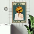 thumbnail image 2 of LOLUIS Be Kind To Your Mind Poster, Vintage Mental Health Awareness Posters, Therapy Counseling Wall Art Home Office Decor DS5, 2 of 7