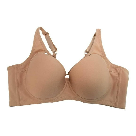 Brassiere Bras Jade para Dama Premoldeado Soporte Lateral y Bies en Escote Beige Talla 36B