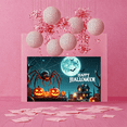 thumbnail image 5 of Haunted House Banner Spider Halloween Banner Scary Pumpkin Design for Halloween Decoration Spooky Party Event, 5 of 9