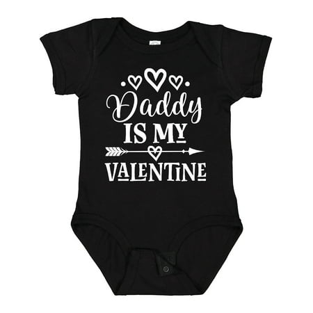 

Inktastic Daddy is My Valentine Girls Gift Baby Girl Bodysuit