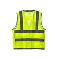 thumbnail image 3 of 10-Pack of Cordova VS2962XL Type R, Class II, Heavy Duty, Lime Mesh Surveyors Vest, Snap Closure, 2-Inch Silver Reflective Stripes, Gray Nylon Woven Trim, Outside Pockets, Large Rear Pocket, 2X-Large, 3 of 3