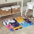 thumbnail image 7 of Disketp Colorful Cats Pattern Art Mat for Front Door Outside - Doormat Outdoor Entrance - Welcome Mats Outdoor,Outside Entry and Outdoor Entrance 16''x24'', 7 of 7