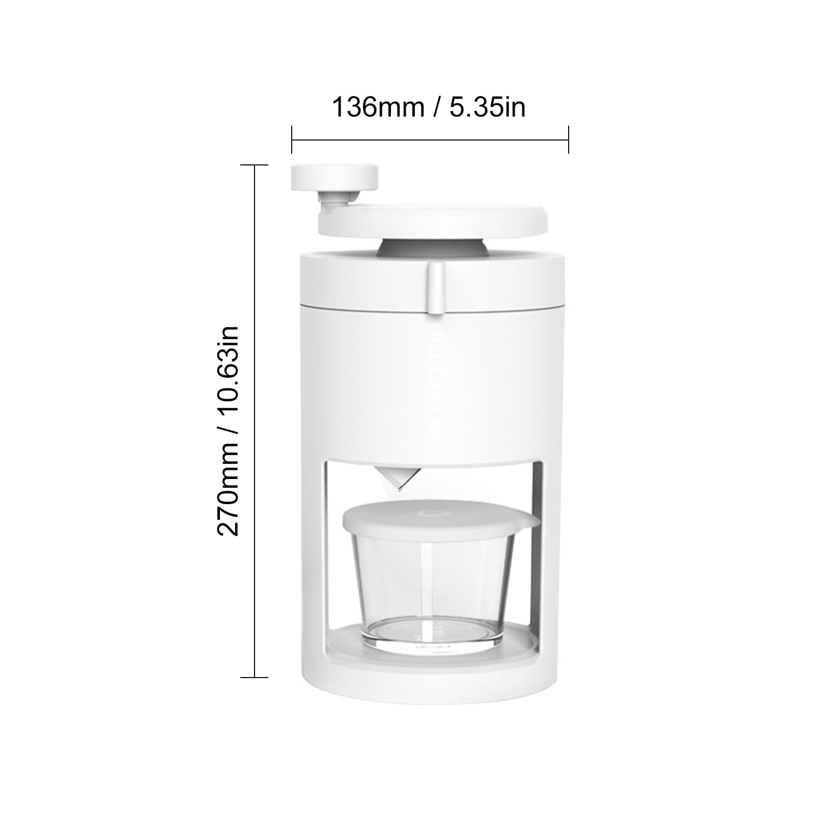 Shaved Ice Maker Machine Shaved Ice Machine Manual Ice Shaver Crushed Ice Maker Portable Snow Cone Machine for Party Making Snowcones Ice Cream and Slushy