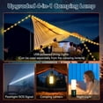 thumbnail image 2 of GHodec 4000mAh Rechargeable Camping Lantern with String Lights, 2 of 7